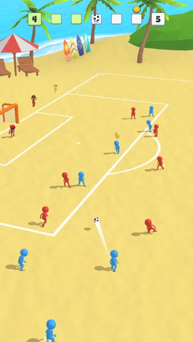 Super Goal - マッチマンサッカーのゲーム画面
