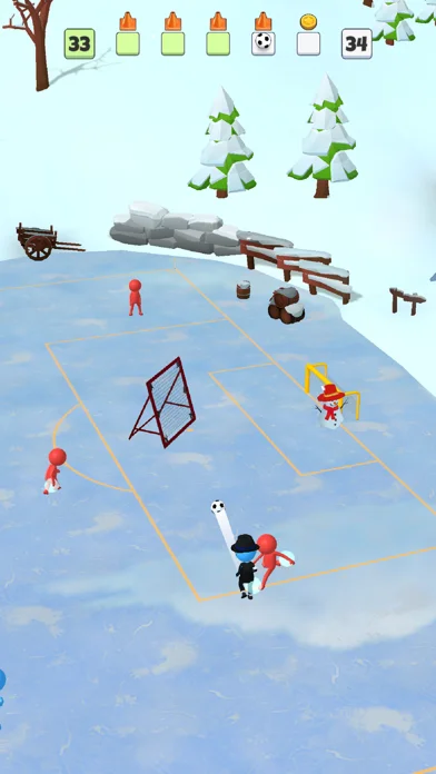 Super Goal - マッチマンサッカーのゲーム画面