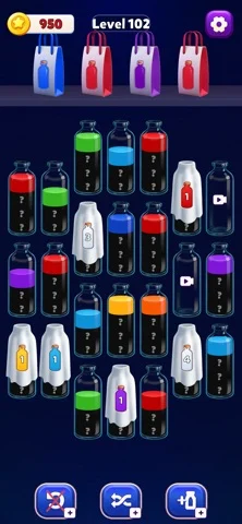 Water Sort Puzzle - Order Upのゲーム画面