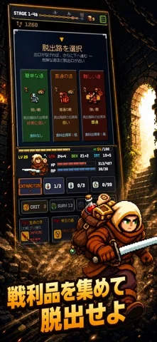 オートにしてたら死んだのゲーム画面