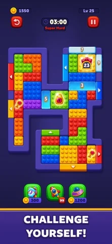 Block Out! – Color Sort Puzzleのゲーム画面
