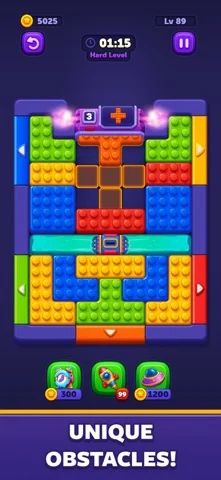 Block Out! – Color Sort Puzzleのゲーム画面