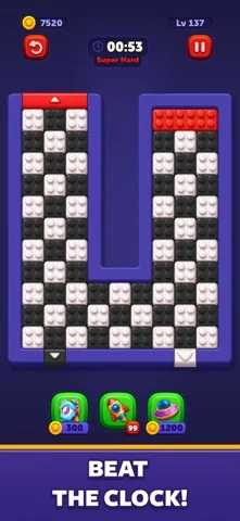 Block Out! – Color Sort Puzzleのゲーム画面