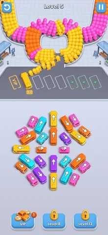 Bus Fever! Car Jam Escapeのゲーム画面