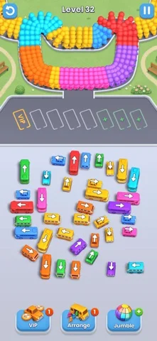 Bus Fever! Car Jam Escapeのゲーム画面