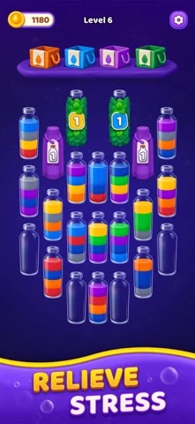 Get Color Pack: Sort puzzleのゲーム画面