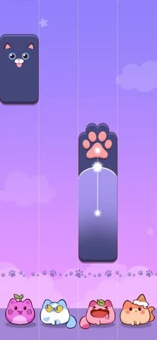 Piano Cat Tilesのゲーム画面