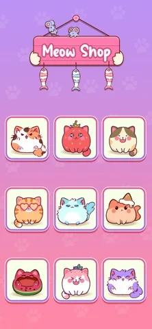Piano Cat Tilesのゲーム画面