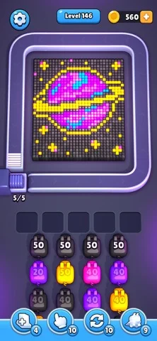 Pixel Flow!をプレイして見えてきたパズルの奥行きのゲーム画面