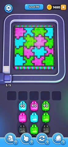 Pixel Flow!をプレイして見えてきたパズルの奥行きのゲーム画面