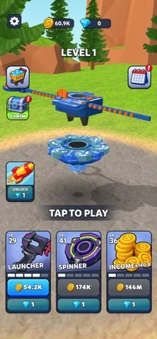 Spinner Evolutionのゲーム画面