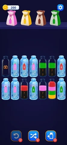 Water Sort Puzzle : Challengeのゲーム画面