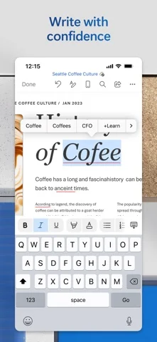 Word Screwで文字をひねって解くパズルの実力のゲーム画面