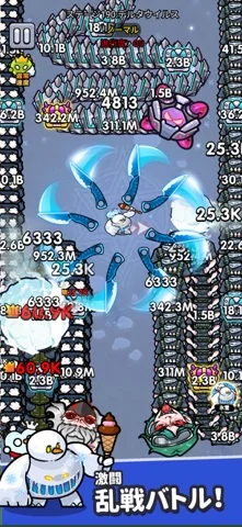 セルサバイバー – ディフェンスゲームのゲーム画面