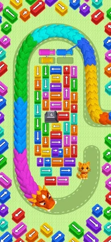 毛糸クラッシュのゲーム画面