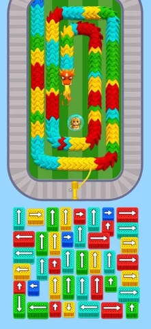 毛糸クラッシュのゲーム画面