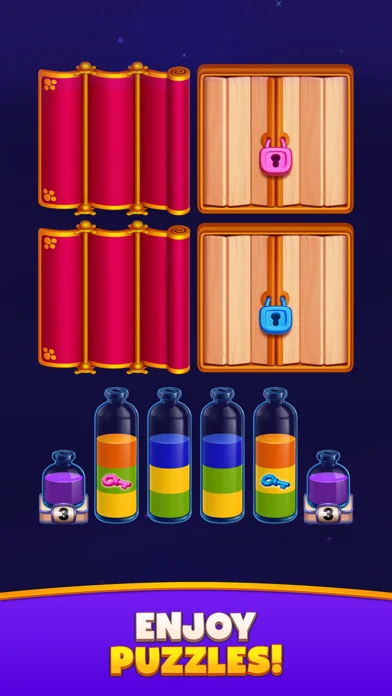 マジックソートのゲーム画面