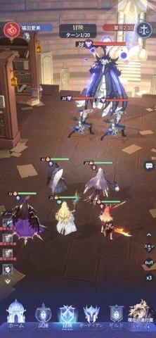 エバーナイト：リバースのゲーム画面